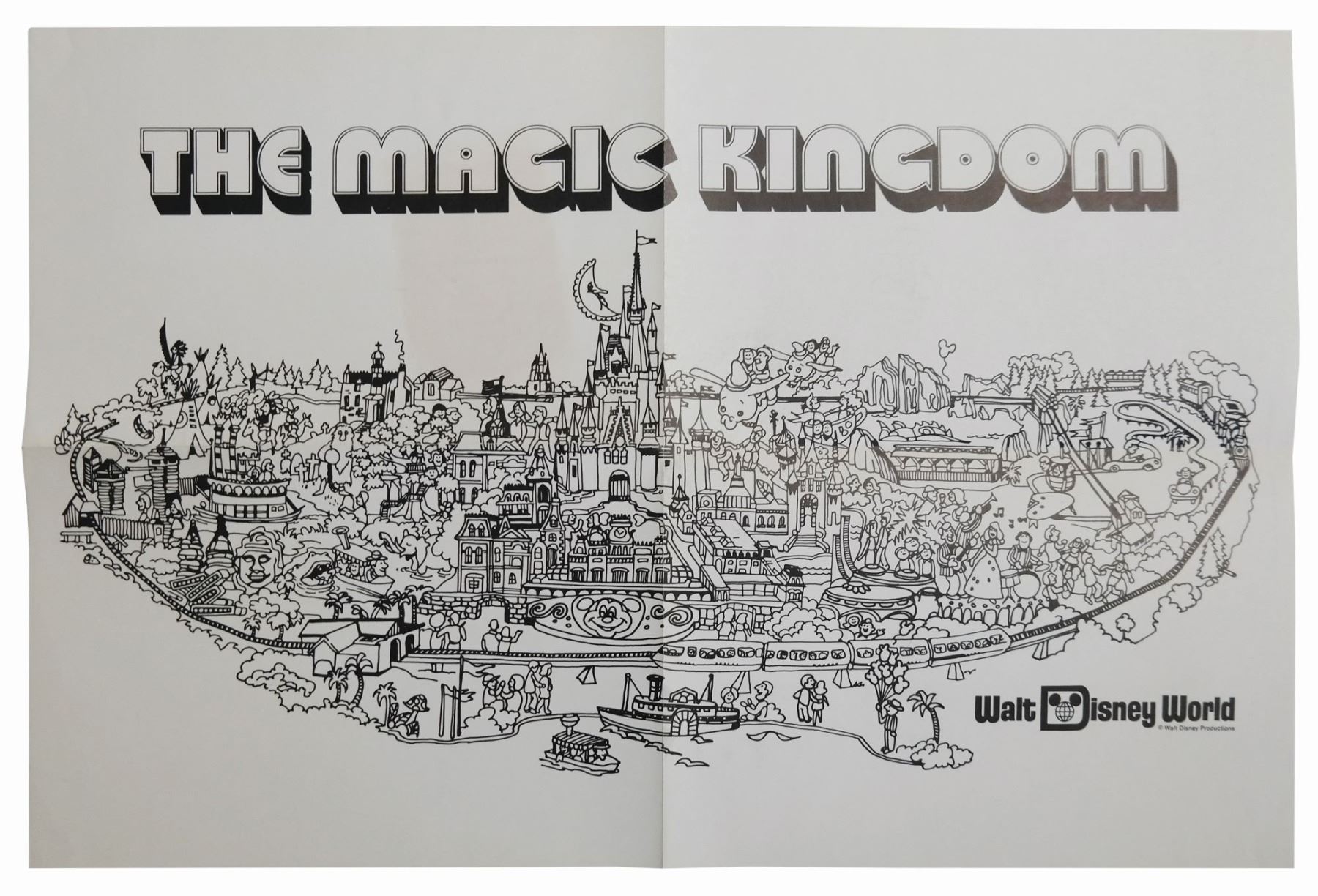 Set of general mills magic kingdom coloring pages