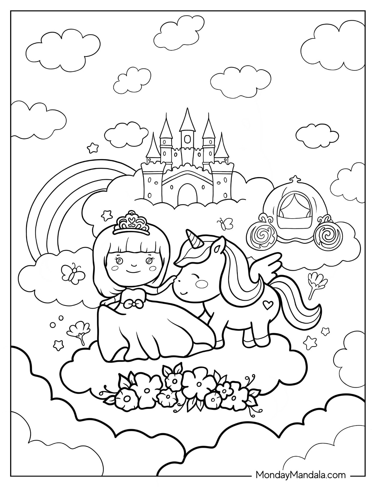 Cute coloring pages free pdf printables