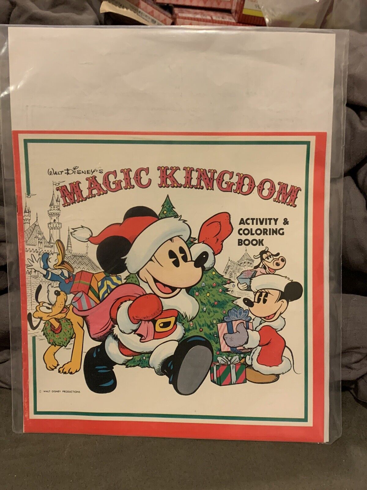 Walt disney magic kingdom activity joy coloring book set of vintagenew