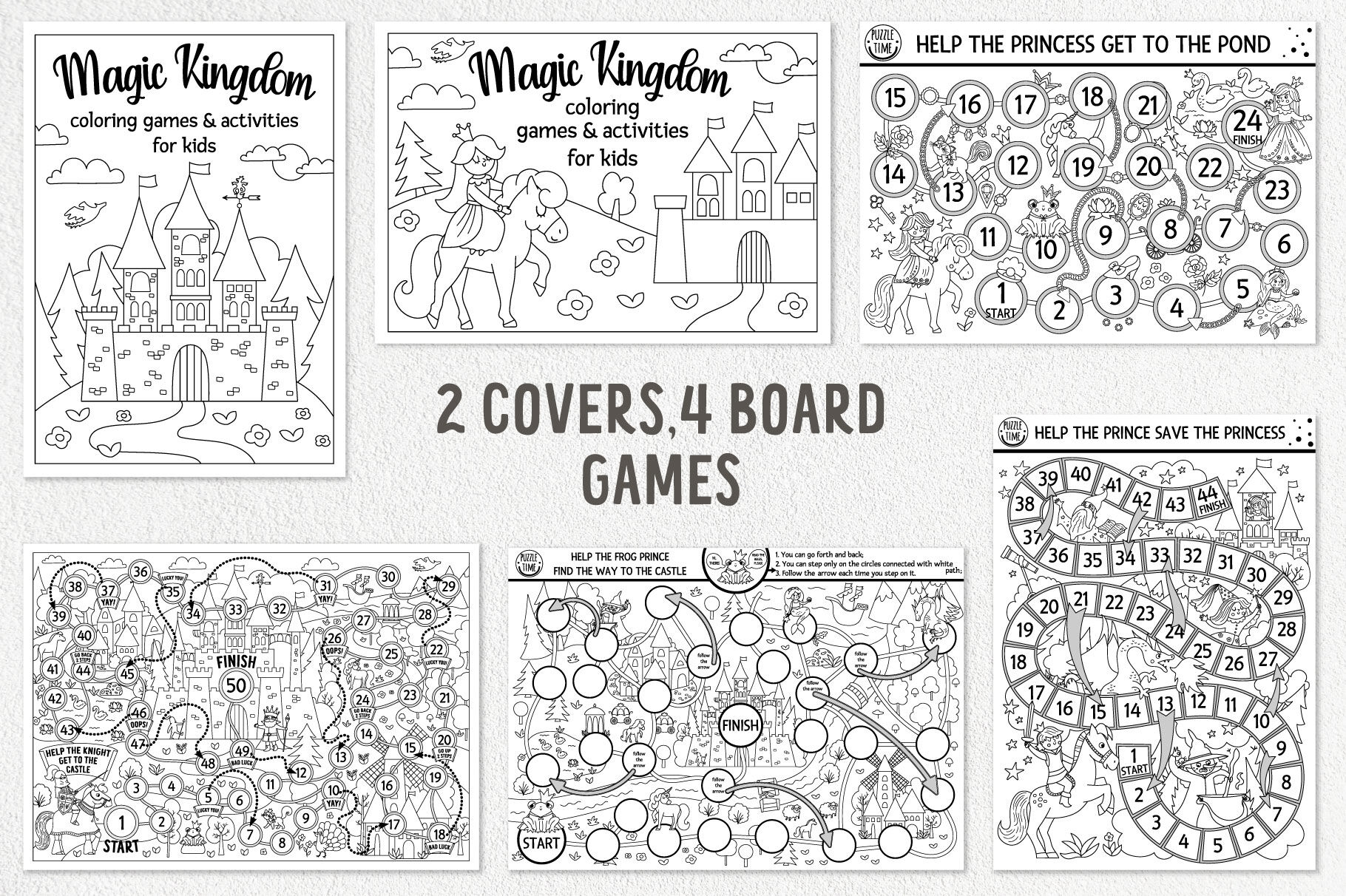 Magic kingdom coloring games by lexi claus