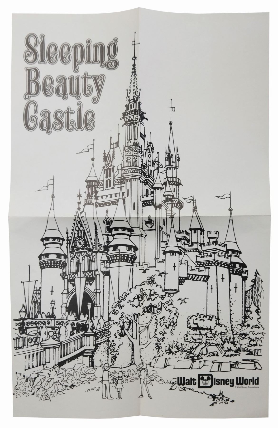 Set of general mills magic kingdom coloring pages