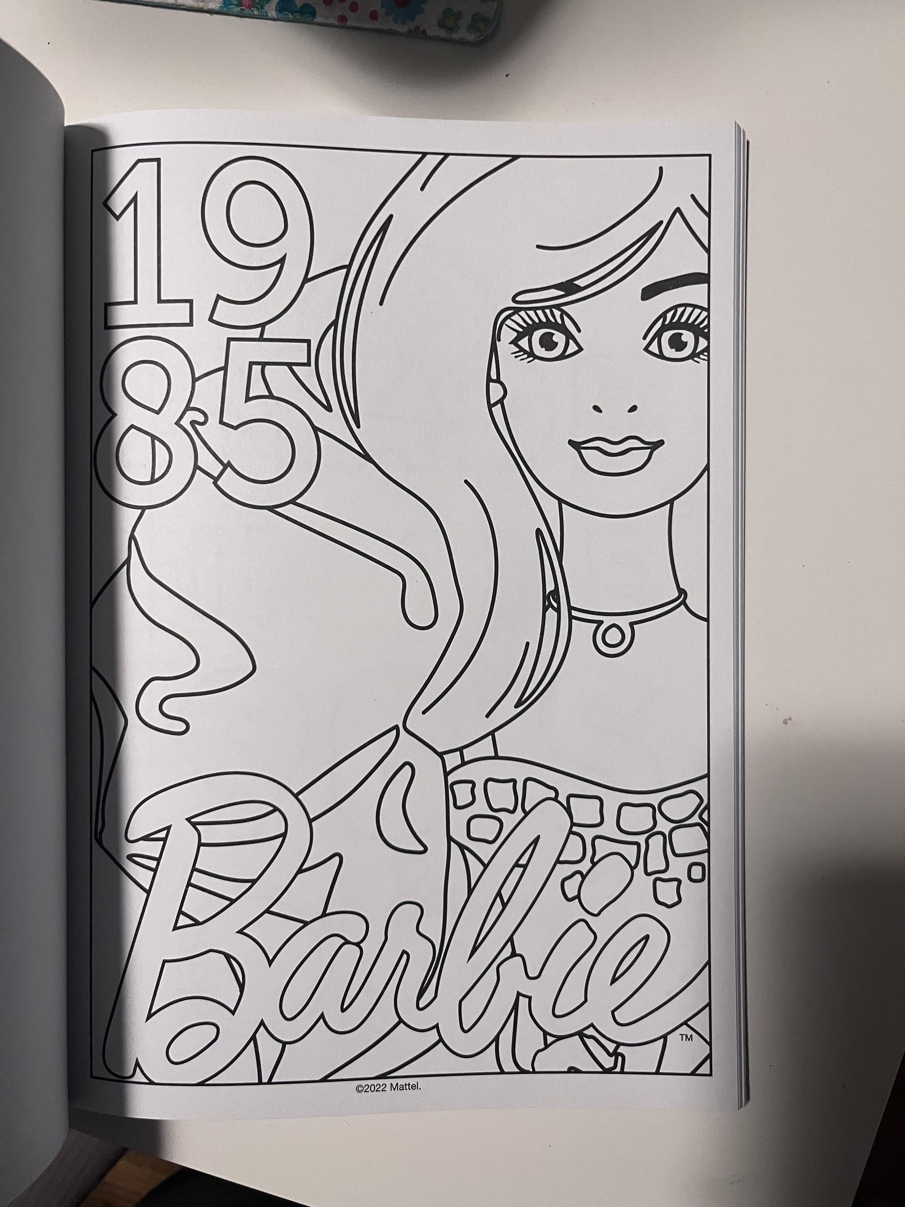 I found an âadvancedâ barbie coloring book at below rdolls