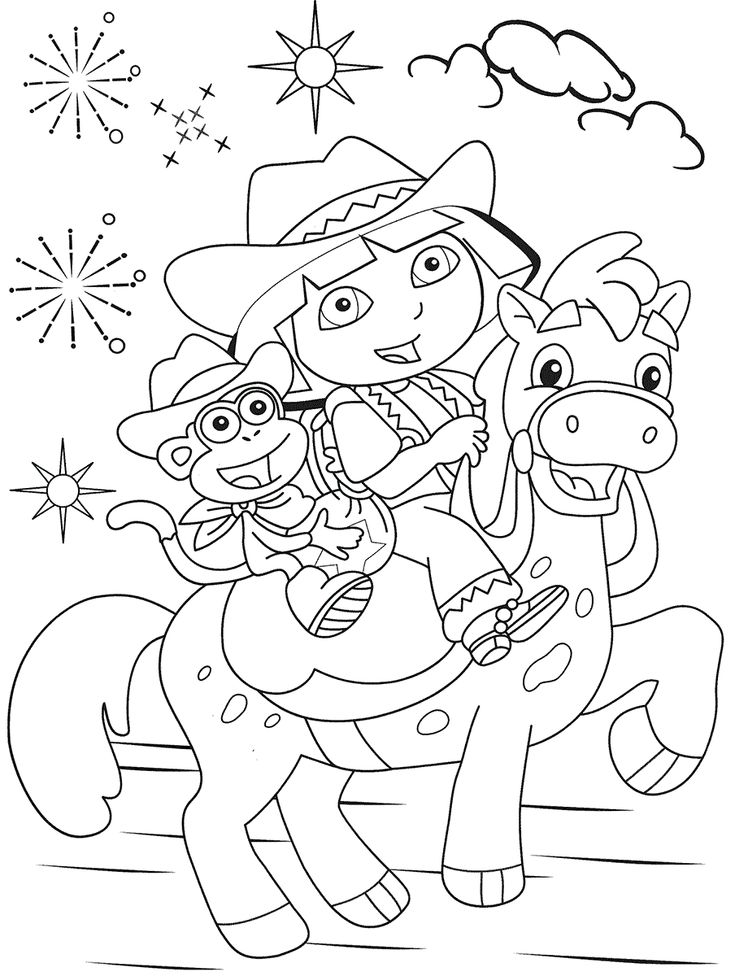 Dora coloring pages printable educative printable dora coloring cartoon coloring pages love coloring pages
