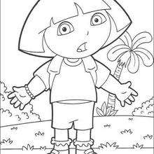 Dora the explorer coloring pages