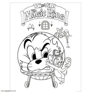 Tom and jerry coloring pages printable for free download