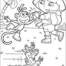 Dora coloring pages drawing for kids videos for kids reading learning kids crafts and activities daily kids news free online games