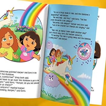 Dora the explorer personalized book big birthday adventure large hardback baby