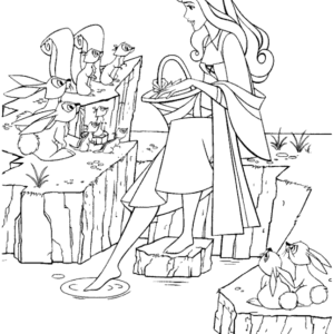 Sleeping beauty coloring pages printable for free download