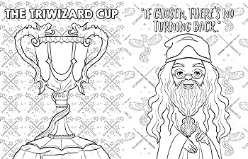 Magical games coloring book harry potter ballard jenna tobacco violet books