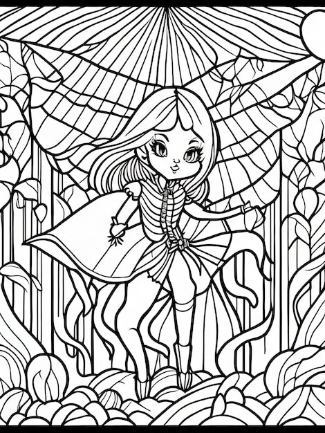 Premium vector unleash creativity printable coloring sheet of the magical circus