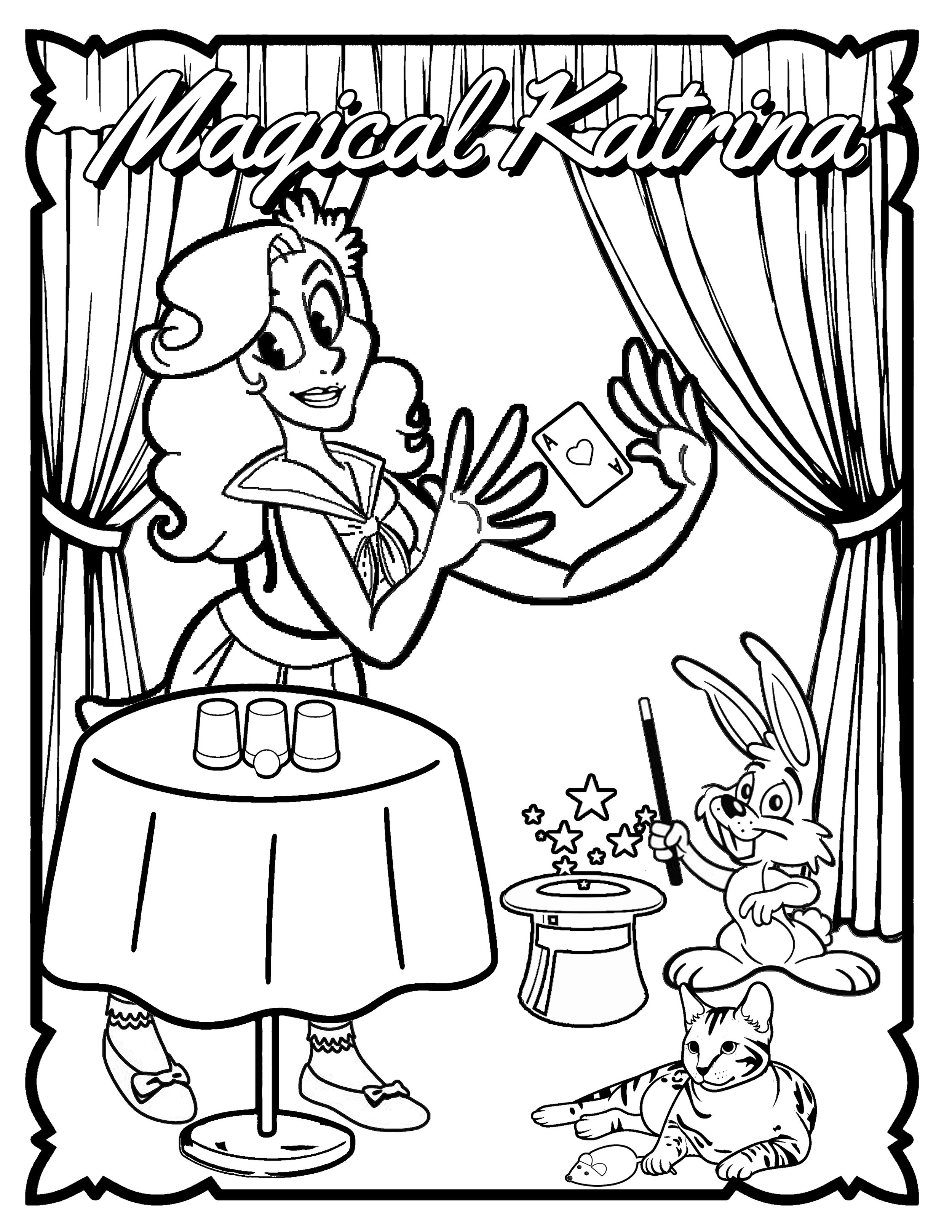 Free coloring page for kids â magical katrina