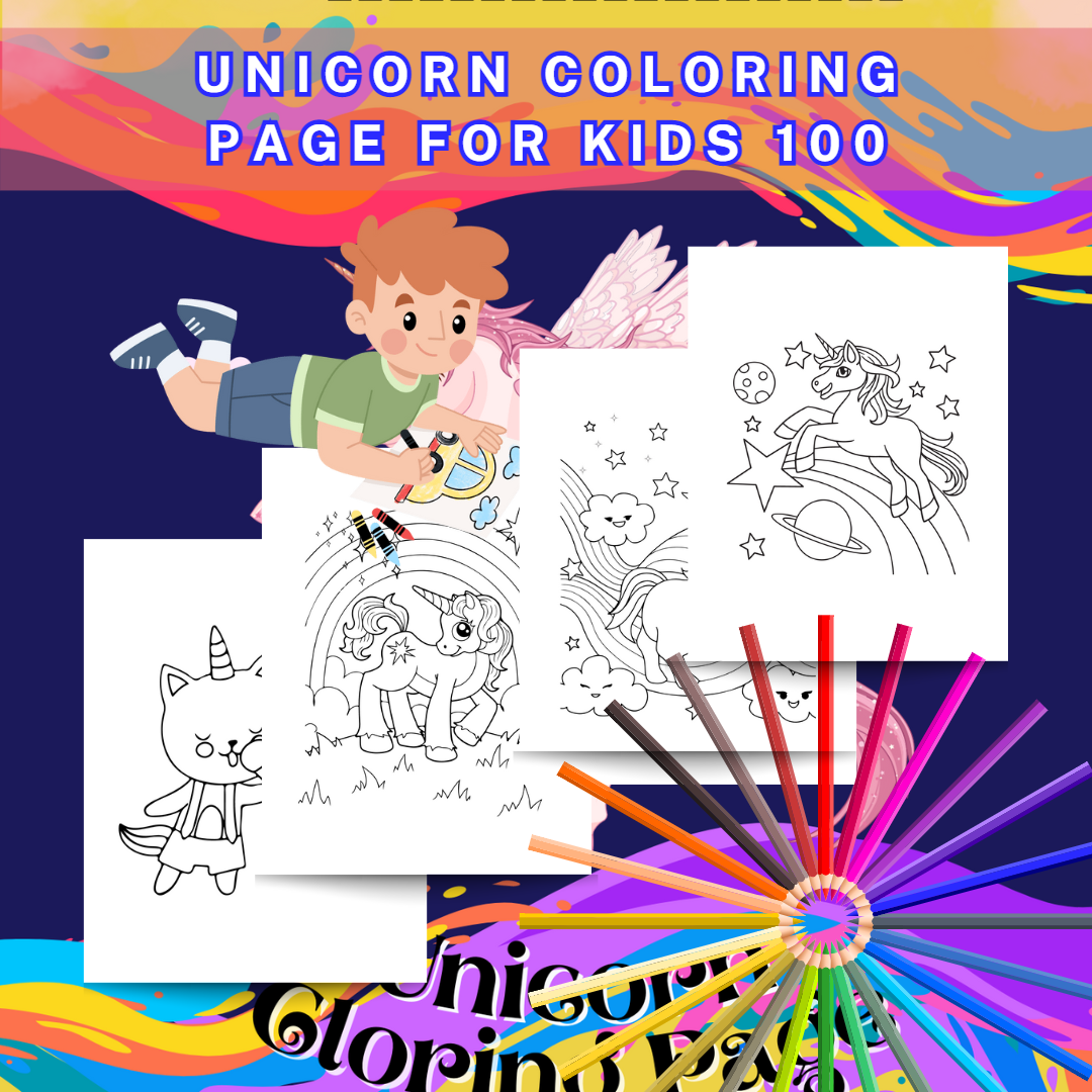 Childrens unicorn coloring a magical journey of creativity and fun pages made by teachers
