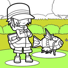 Magikarp jump coloring pages