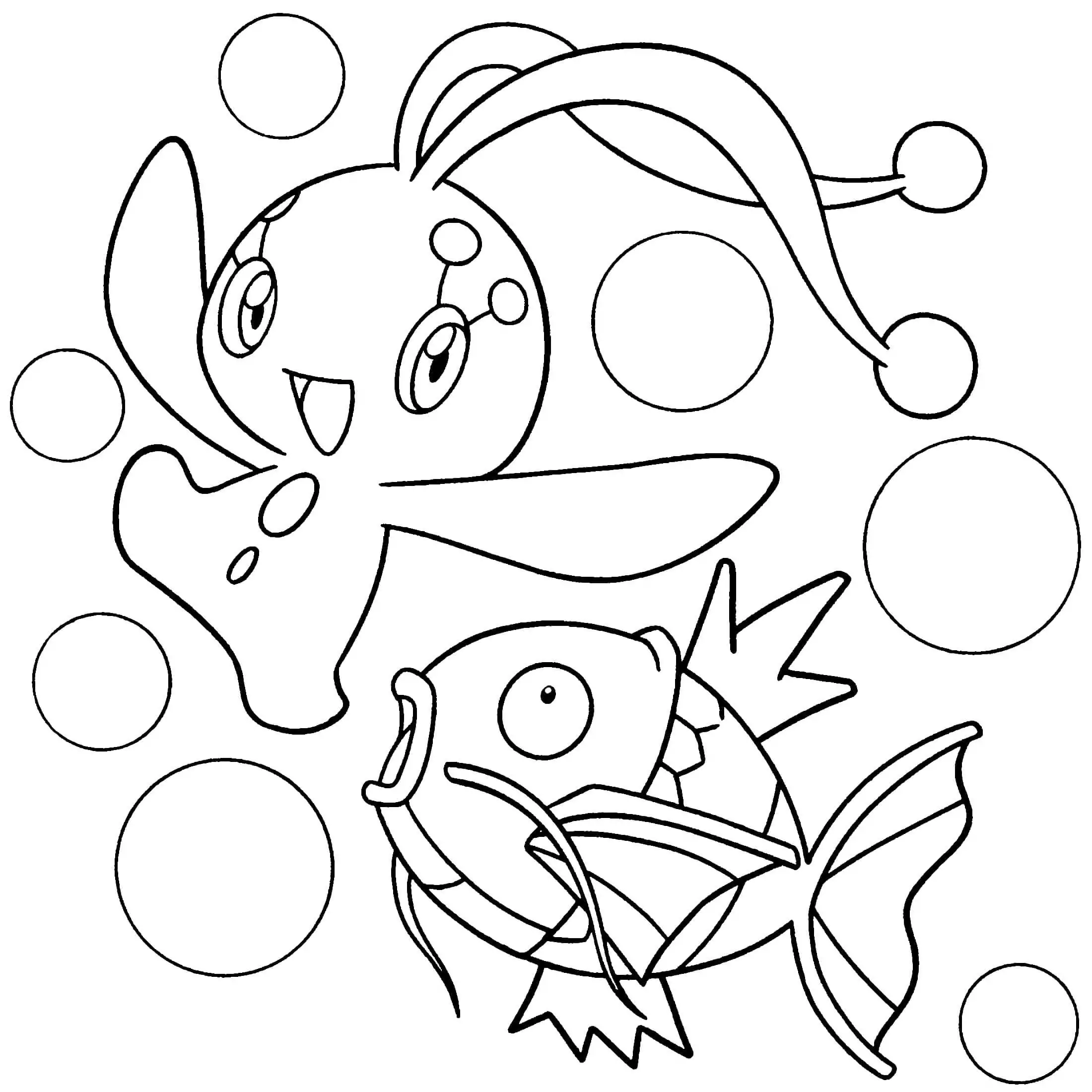Magikarp malvorlagen