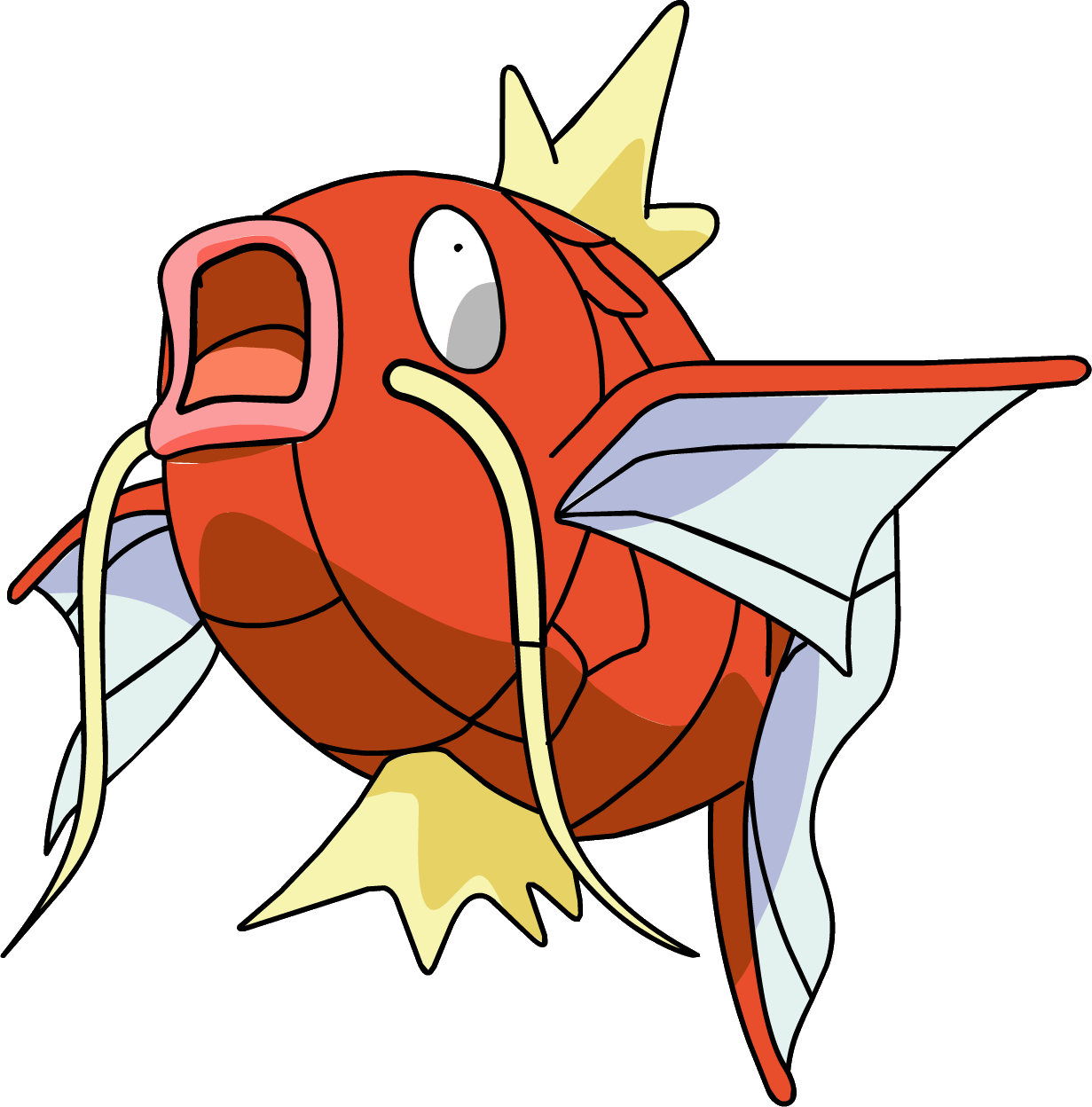 Magikarp pokemon coloring page
