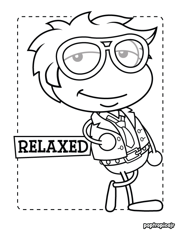Emotions coloring pages
