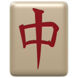 Mahjong red dragon emoji uf ufef