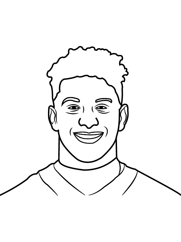 Patrick mahomes malvorlagen