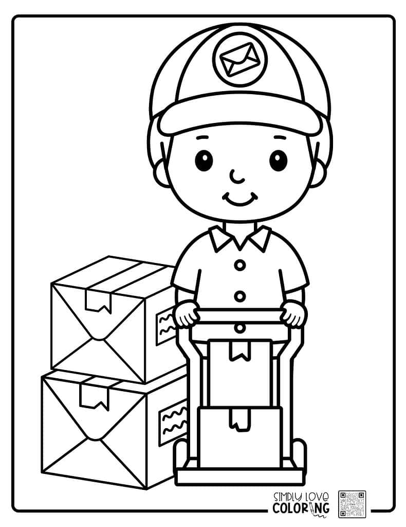 Profession coloring pages free pdf printables
