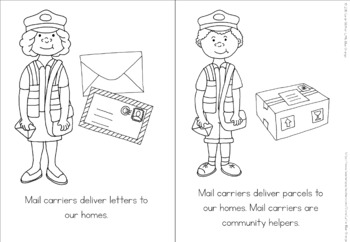 Munity helpers coloring book