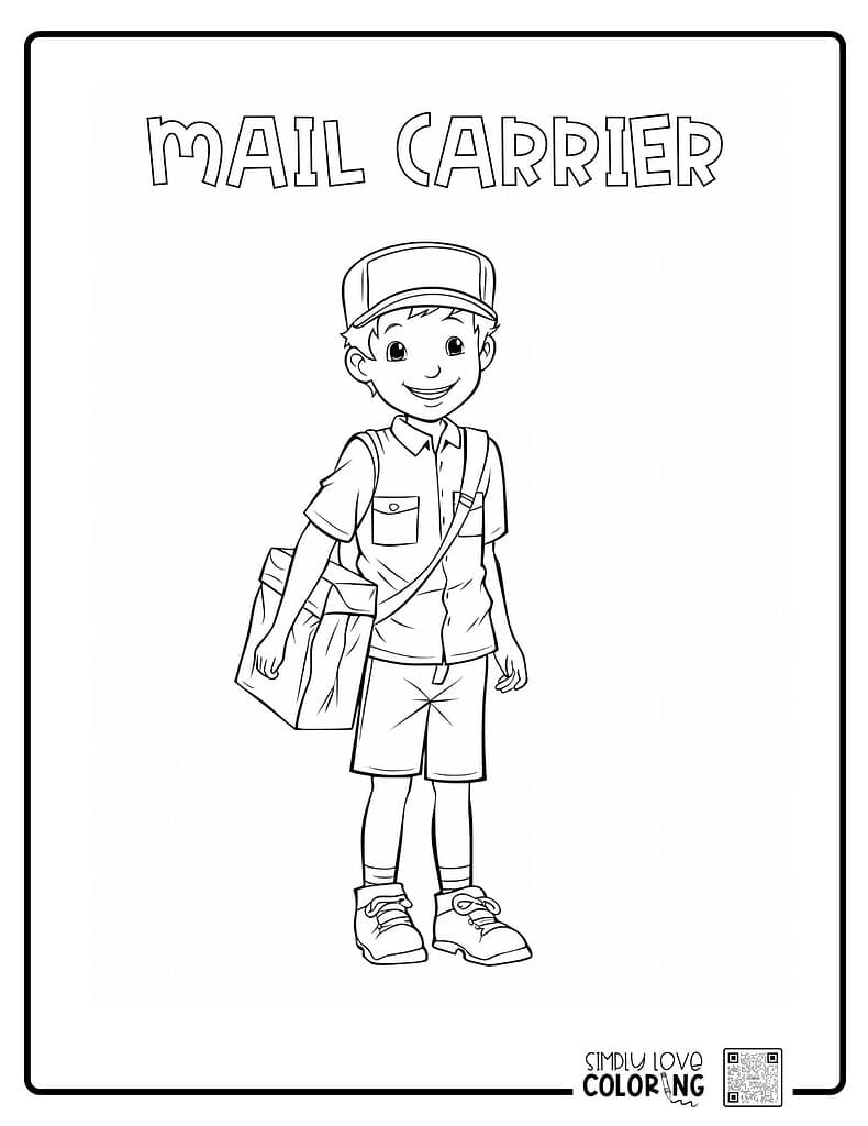 Profession coloring pages free pdf printables