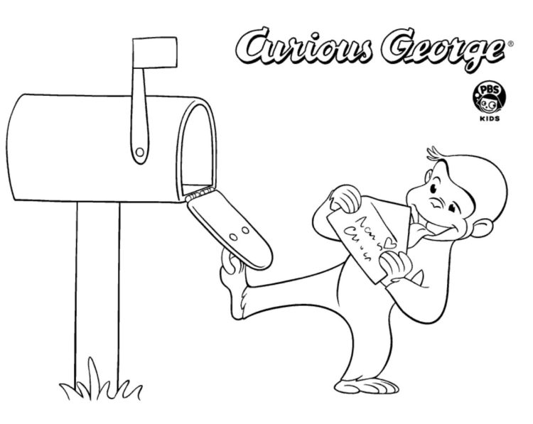 Mail coloring page kids coloring pages kids for parents