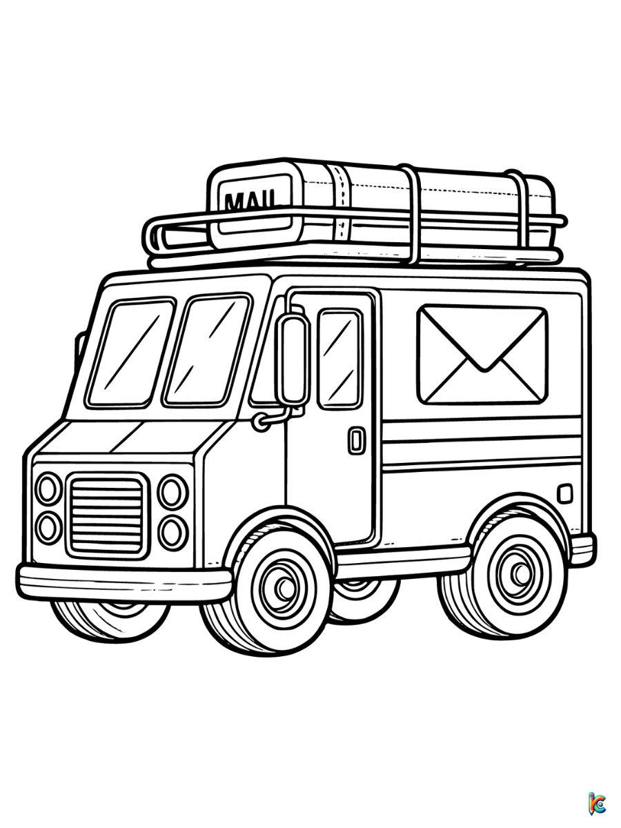 Truck coloring pages â