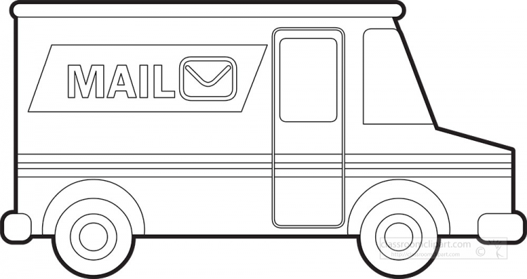 Transportation outline clipart