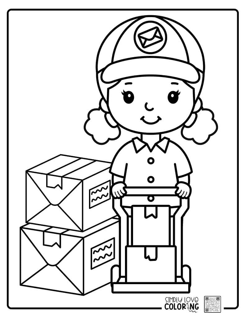 Profession coloring pages free pdf printables