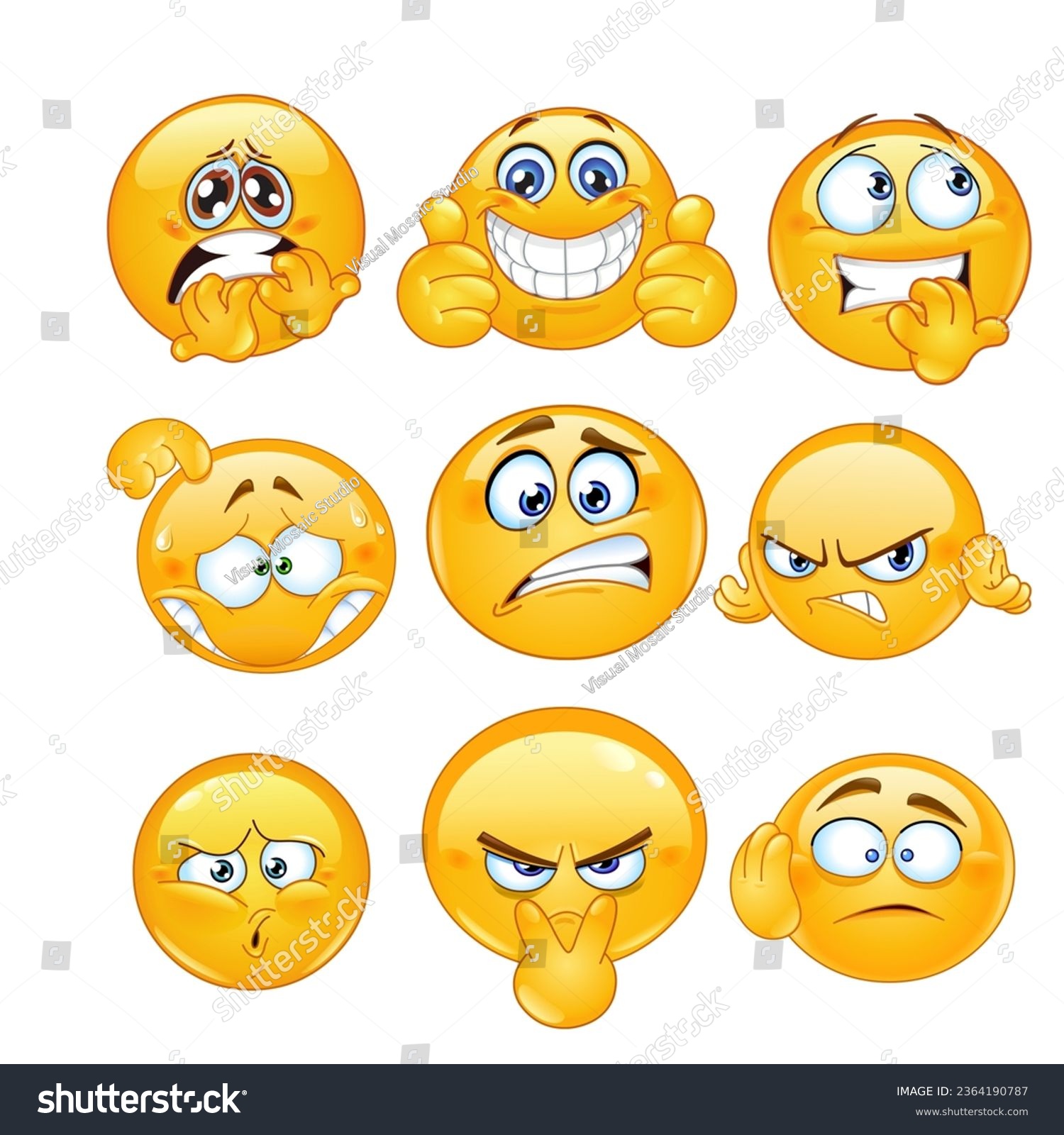 Thinking emojis over royalty