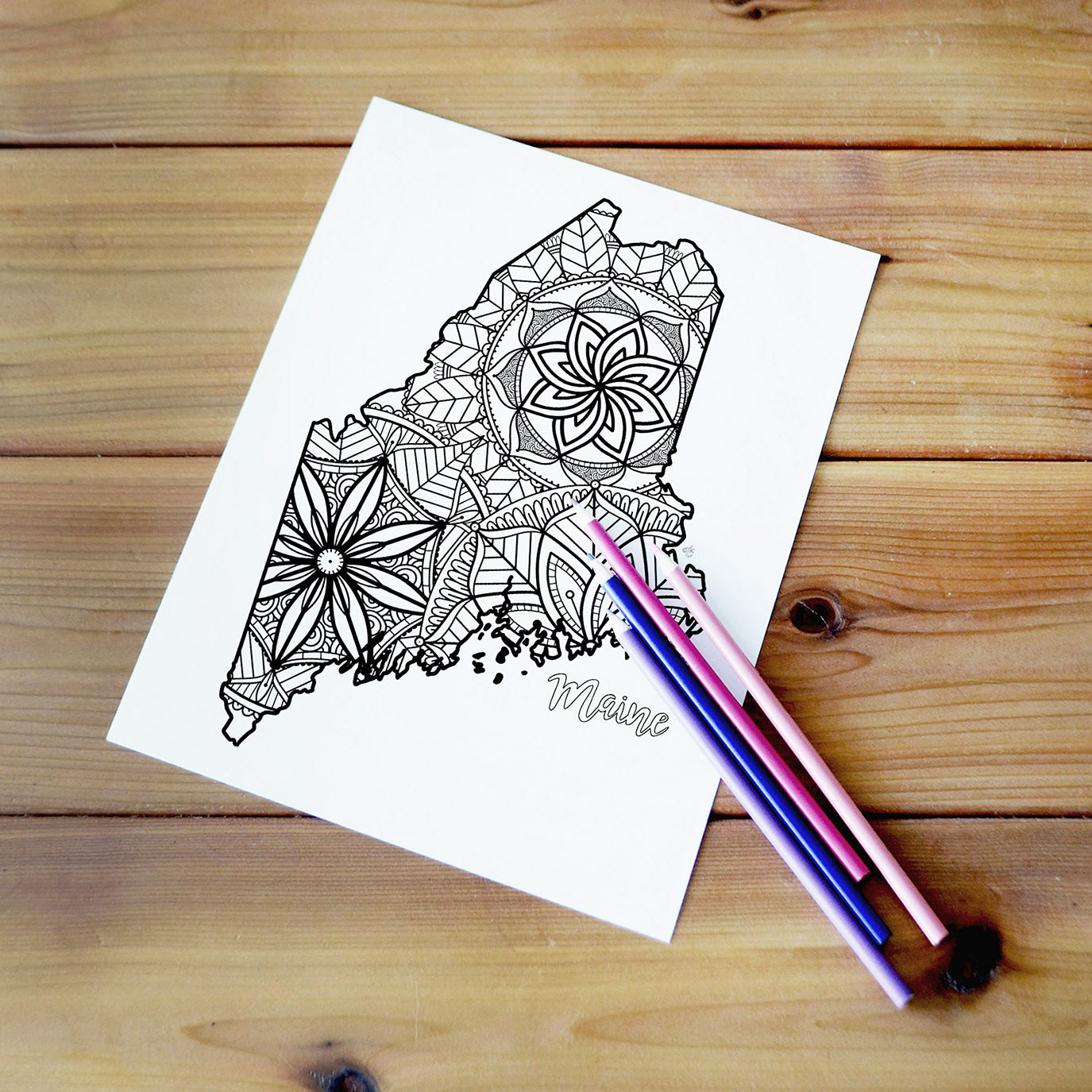 Coloring pages maine usa map â ta muchly