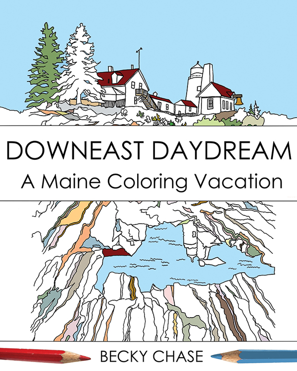 Color me calm â maine coloring book â daydream