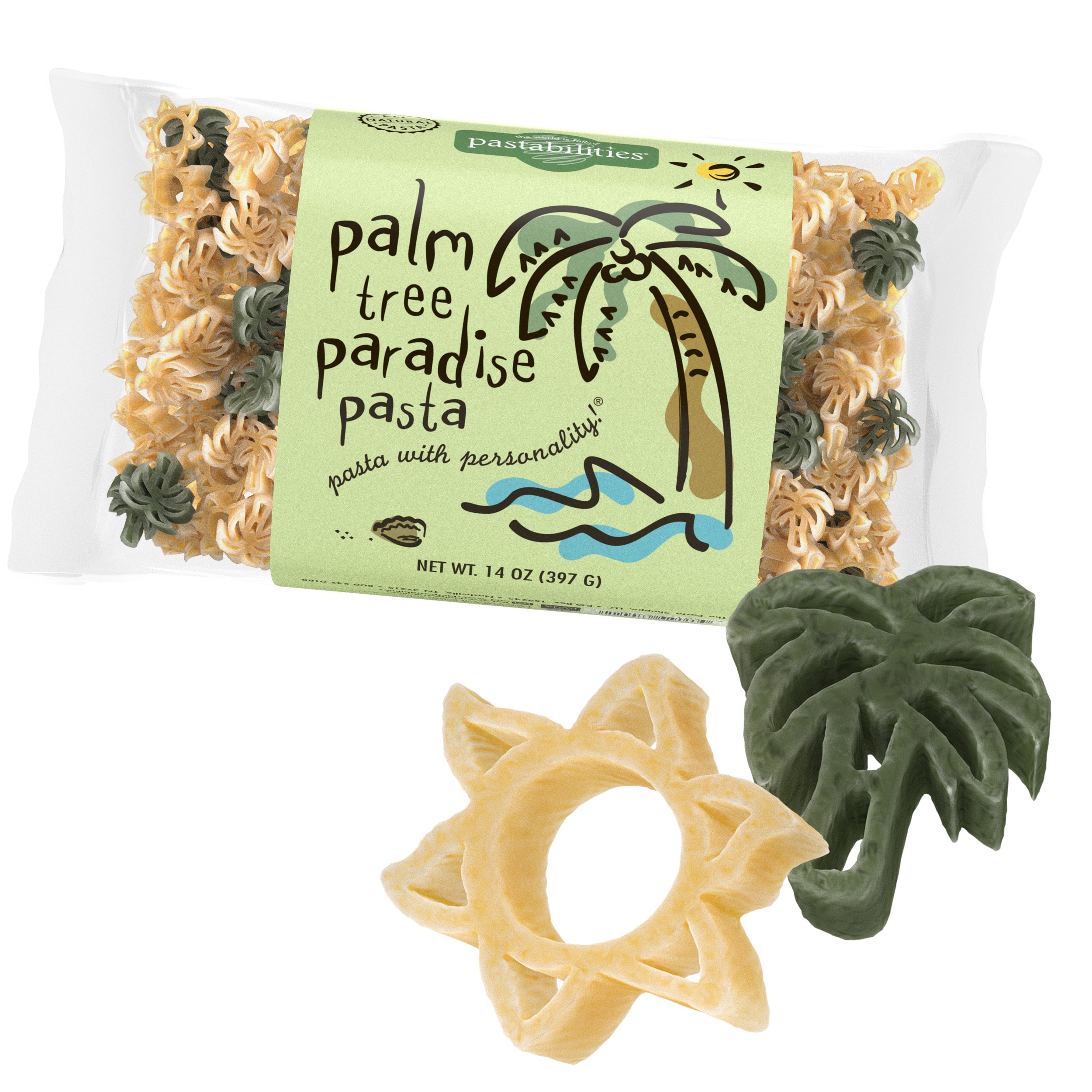 Palm tree pasta paradise pasta pastabilities