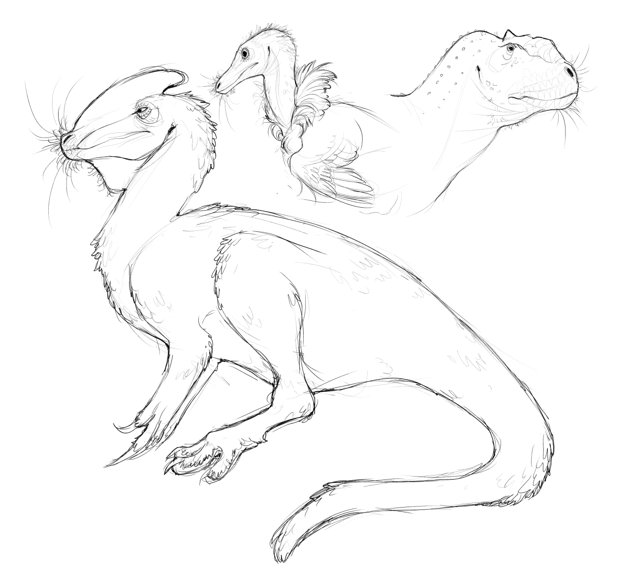 Soggy wet piece of paper â guanlong velociraptor majungasaurus