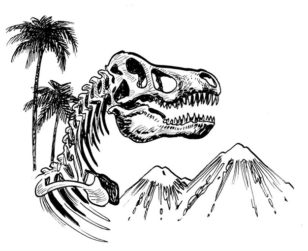 Page dinosaur silhouette majungasaurus pictures