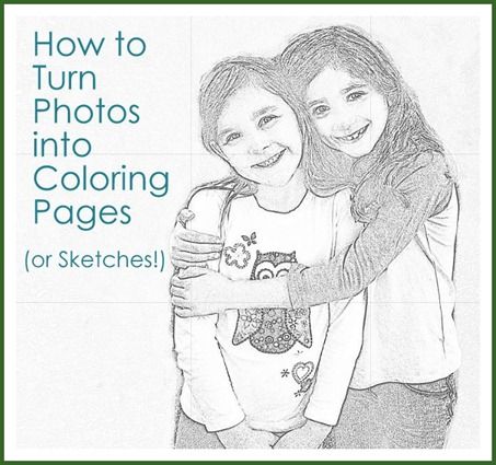 From photos to coloring pages or sketches centsational style photo crafts diy coloring pages diy crafts for gifts