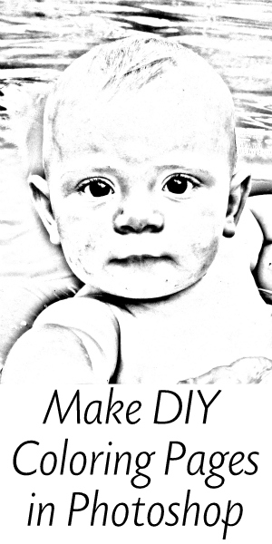 How to make personalized coloring pages with photoshop blissfully domestic