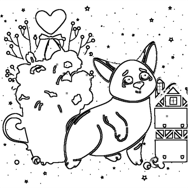 How to turn picture into coloring page