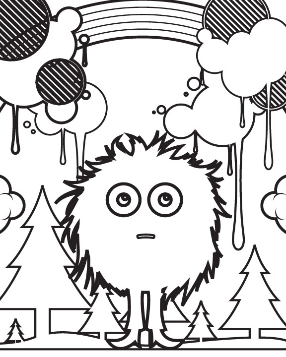 Creating your own coloring book using photoshop