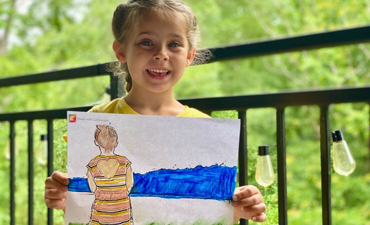 Turn photos into coloring pages with this free app