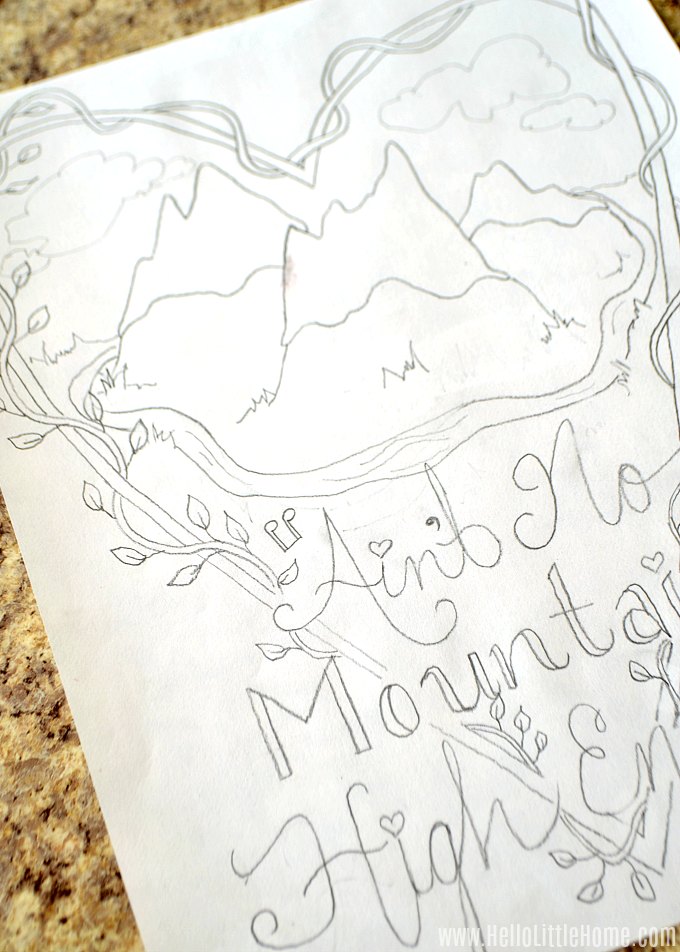 Create your own coloring pages step