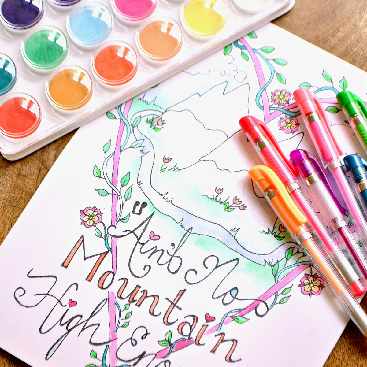 Create your own coloring pages step