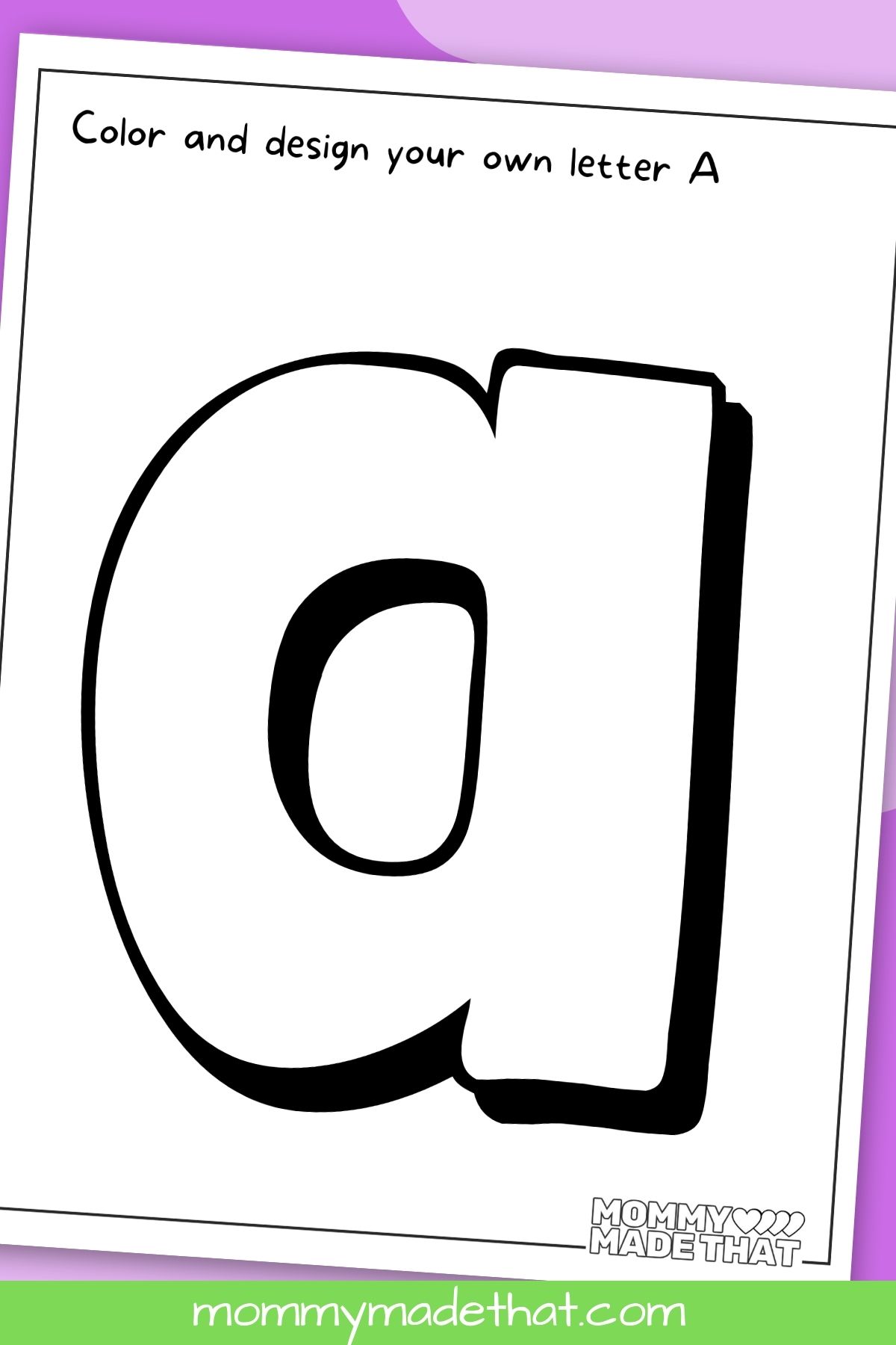 Letter a coloring pages tons of free printables