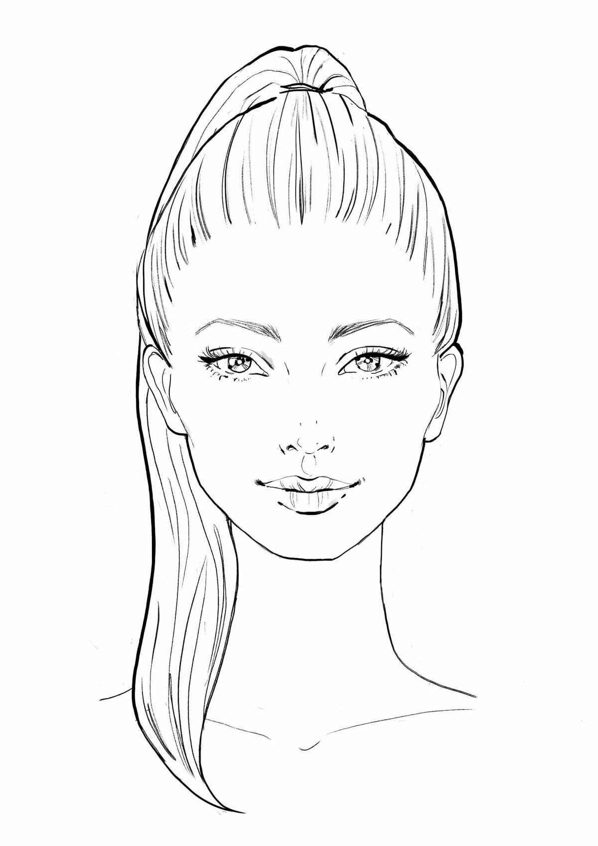 Makeup coloring pages coloring pages for girls