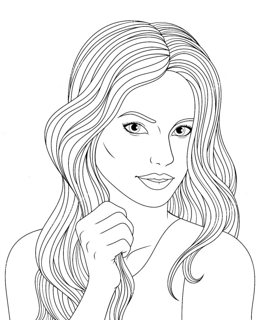 Makeup coloring pages coloring pages for girls