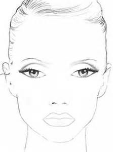Makeup coloring page illustration sketch coloring page makeup face charts face chart makeup charts