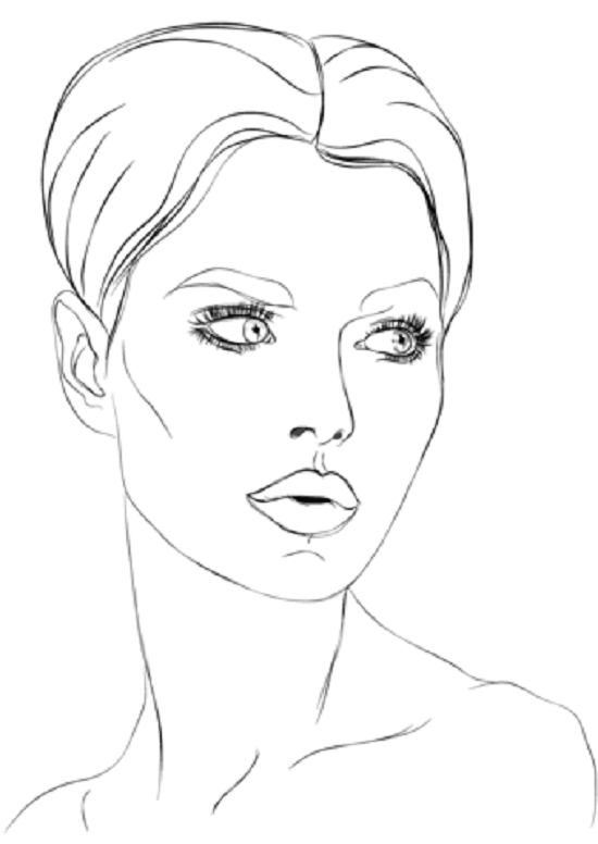 Exit makeup coloring book to print and online