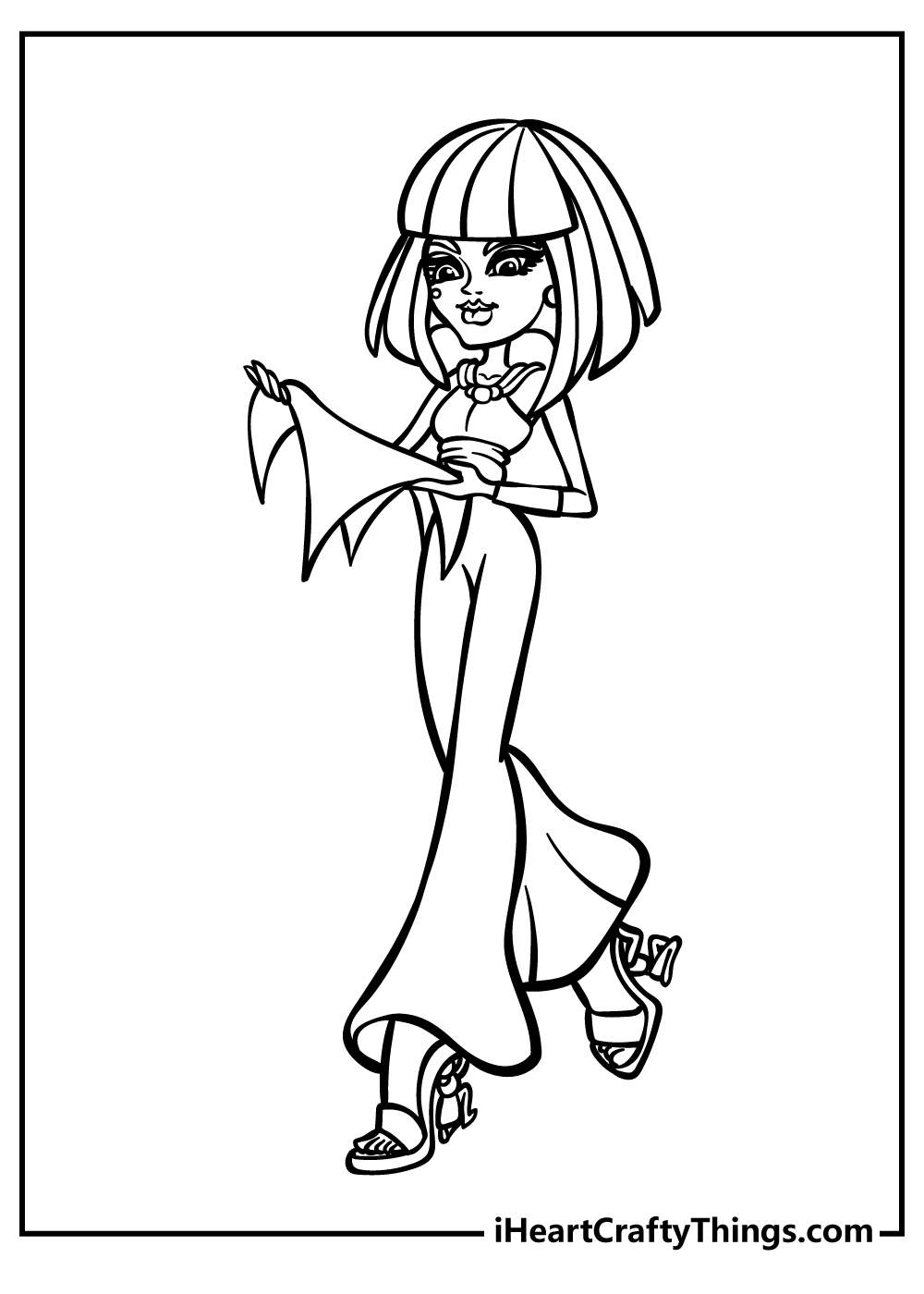 Monster high coloring pages free printables