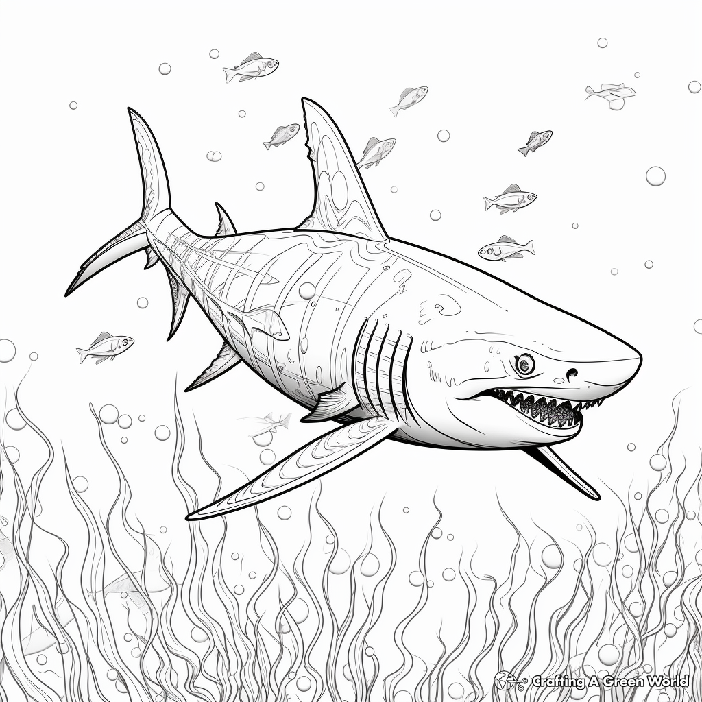 Shark coloring pages