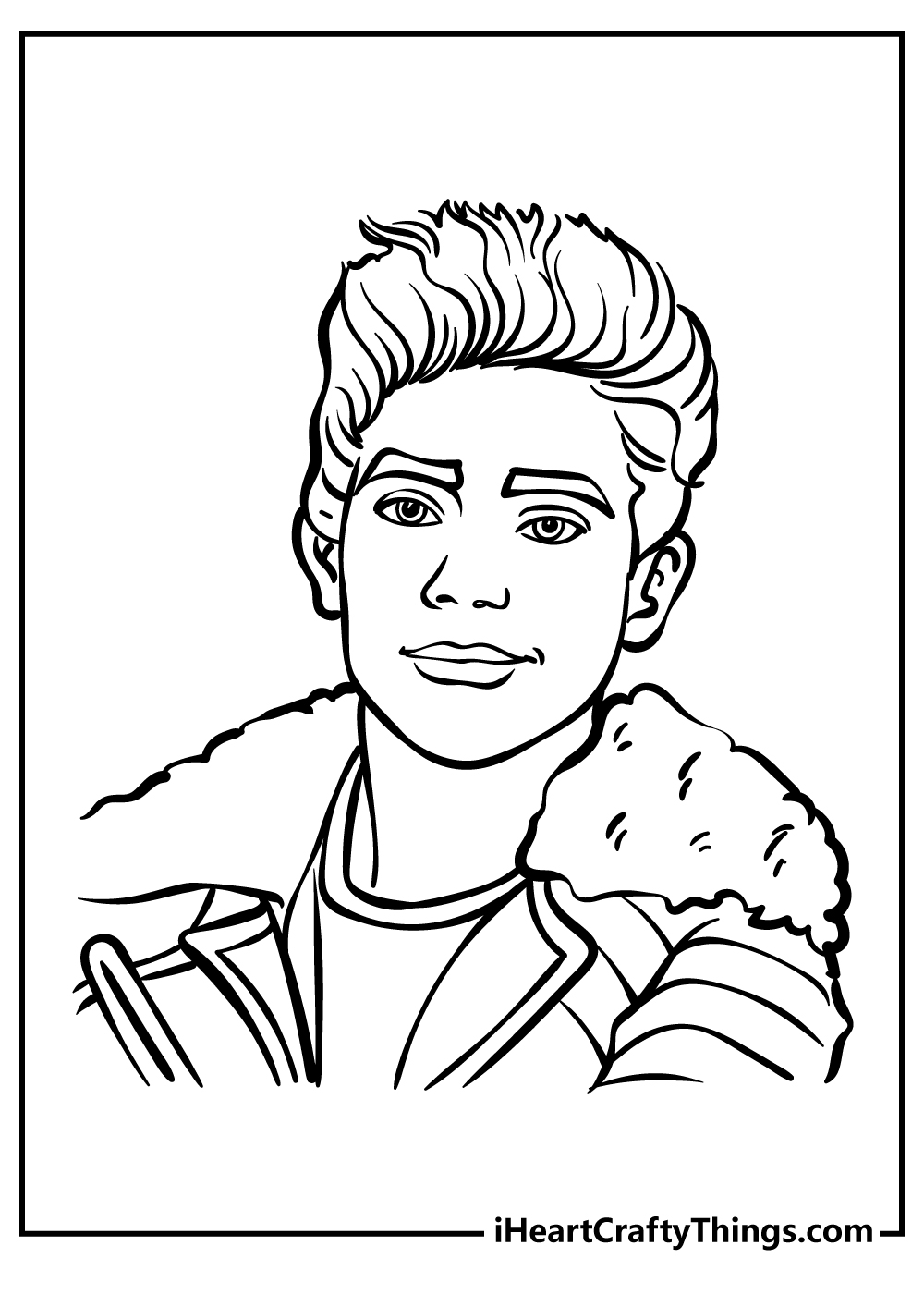 Descendants coloring pages free printables